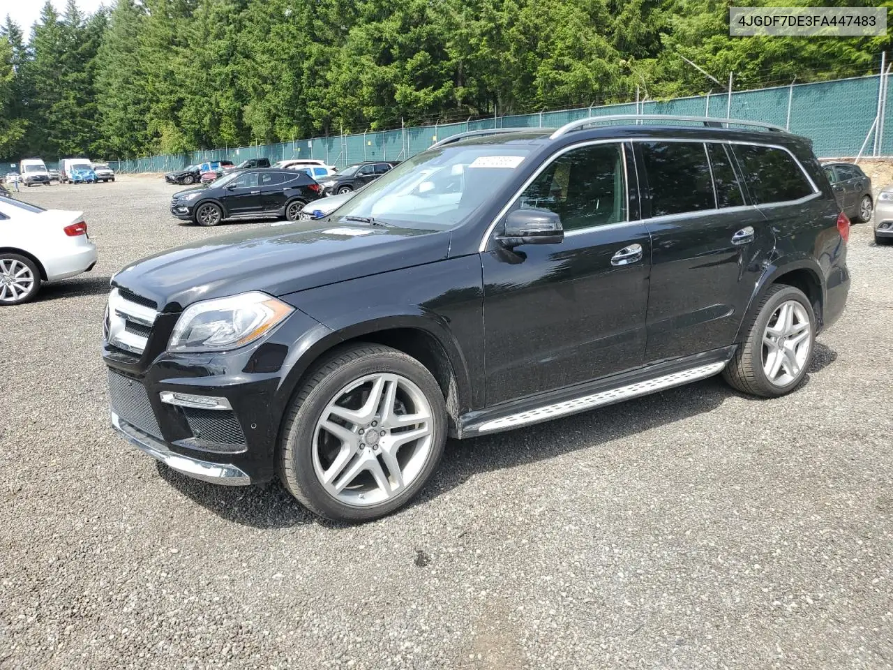 2015 Mercedes-Benz Gl 550 4Matic VIN: 4JGDF7DE3FA447483 Lot: 60570365