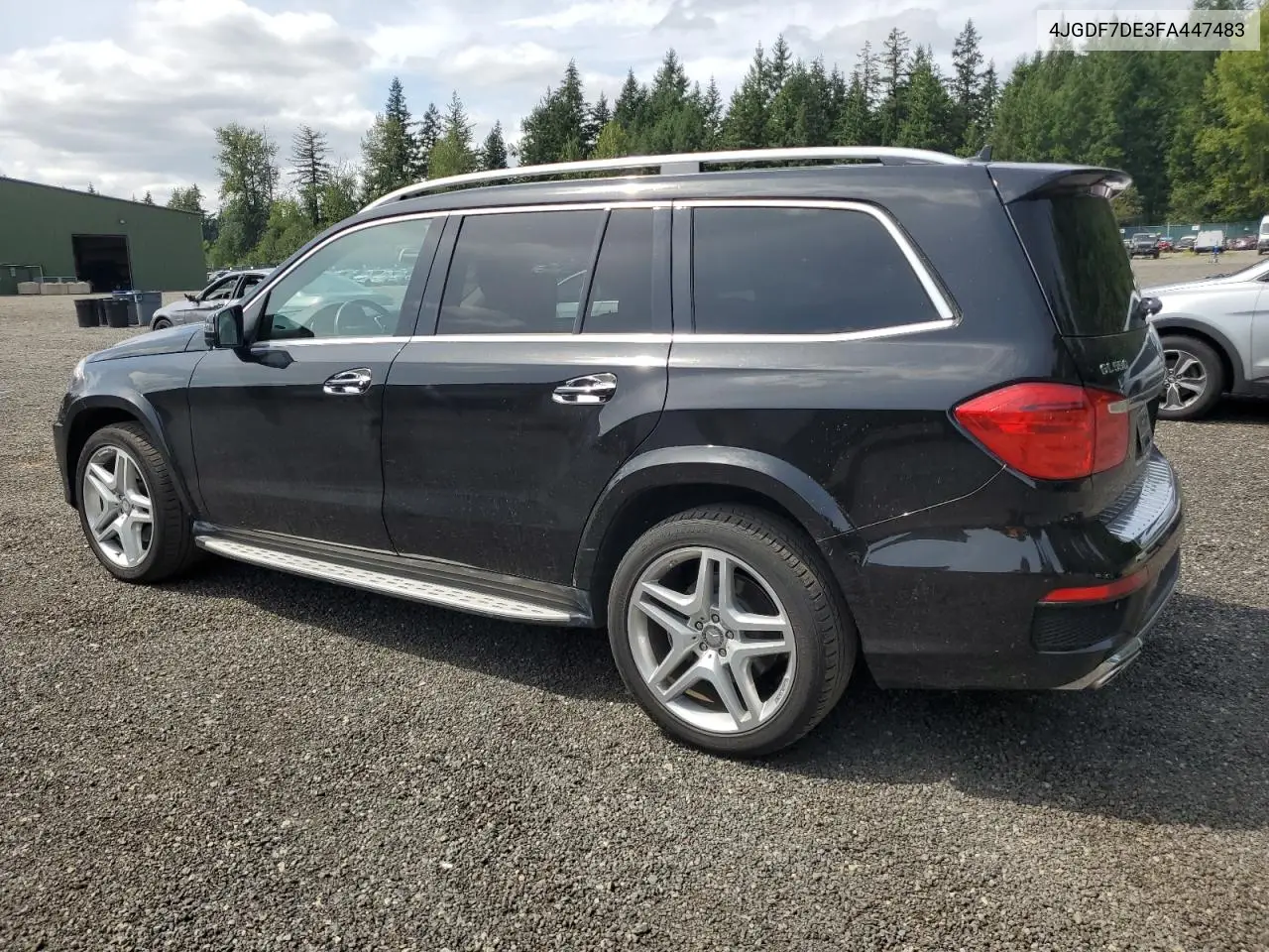 2015 Mercedes-Benz Gl 550 4Matic VIN: 4JGDF7DE3FA447483 Lot: 60570365