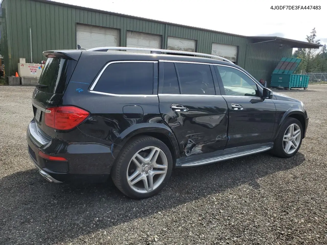 2015 Mercedes-Benz Gl 550 4Matic VIN: 4JGDF7DE3FA447483 Lot: 60570365