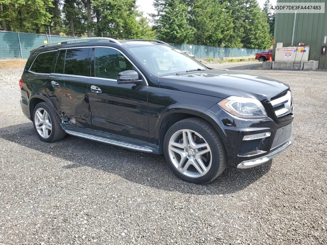 2015 Mercedes-Benz Gl 550 4Matic VIN: 4JGDF7DE3FA447483 Lot: 60570365