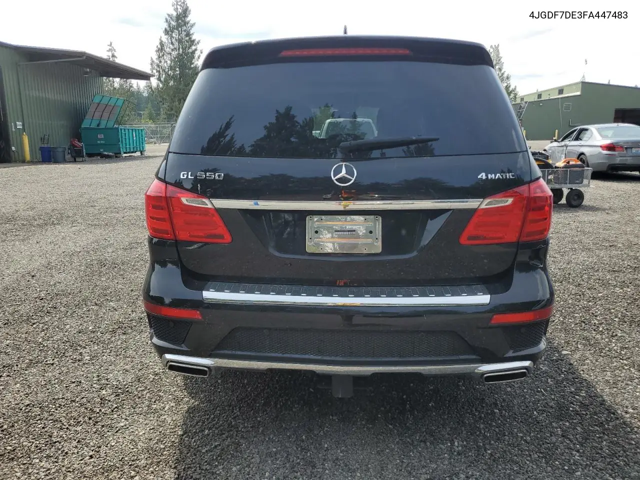 2015 Mercedes-Benz Gl 550 4Matic VIN: 4JGDF7DE3FA447483 Lot: 60570365