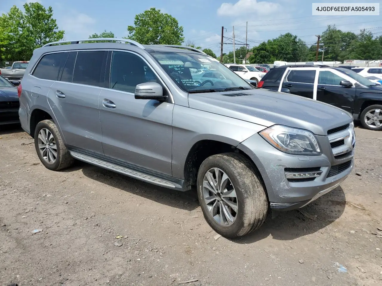 2015 Mercedes-Benz Gl 450 4Matic VIN: 4JGDF6EE0FA505493 Lot: 61785975