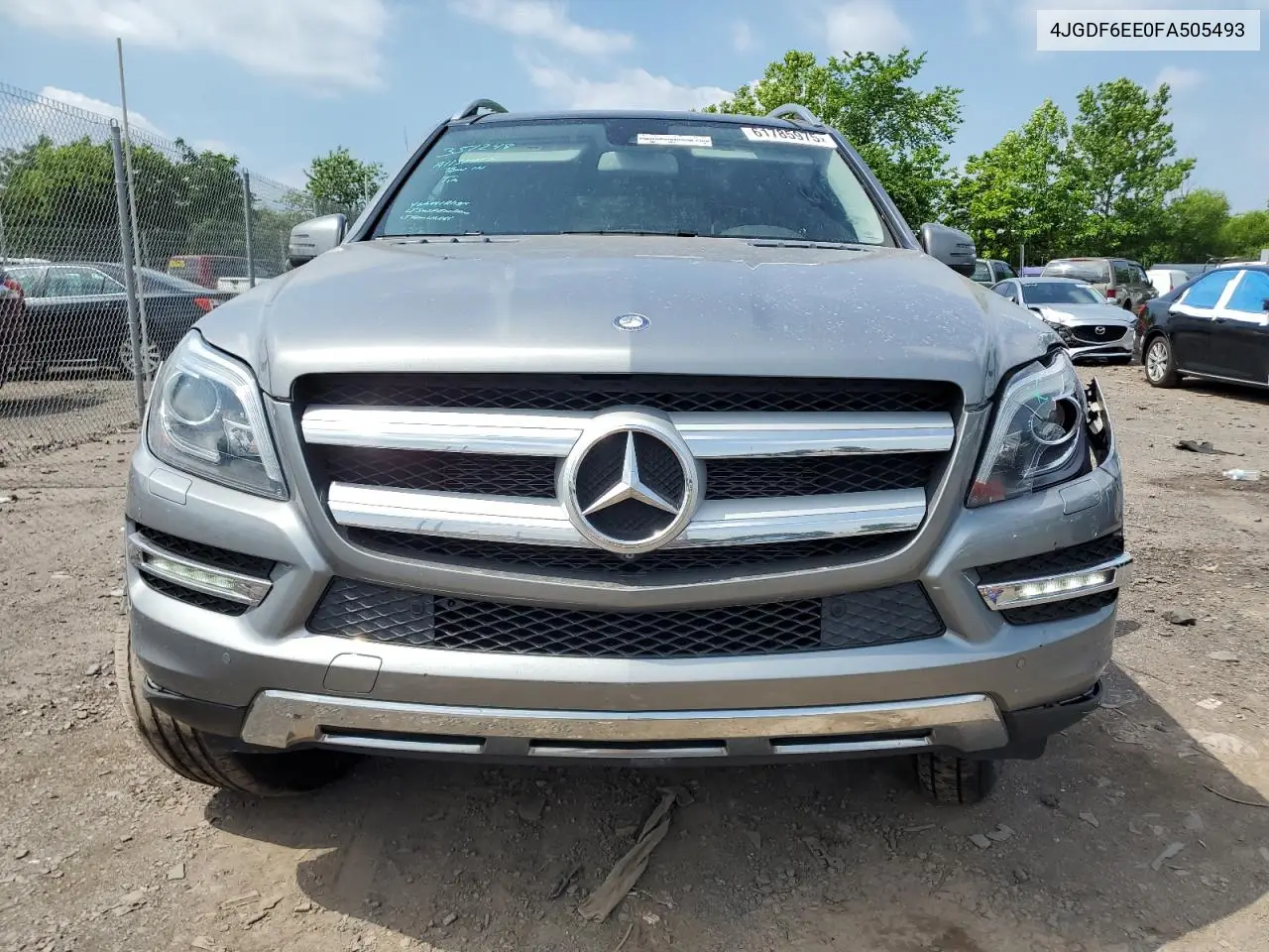 2015 Mercedes-Benz Gl 450 4Matic VIN: 4JGDF6EE0FA505493 Lot: 61785975