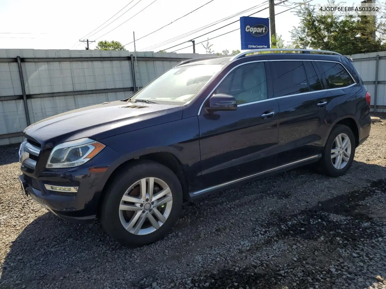 2015 Mercedes-Benz Gl 450 4Matic VIN: 4JGDF6EE8FA503362 Lot: 62024725
