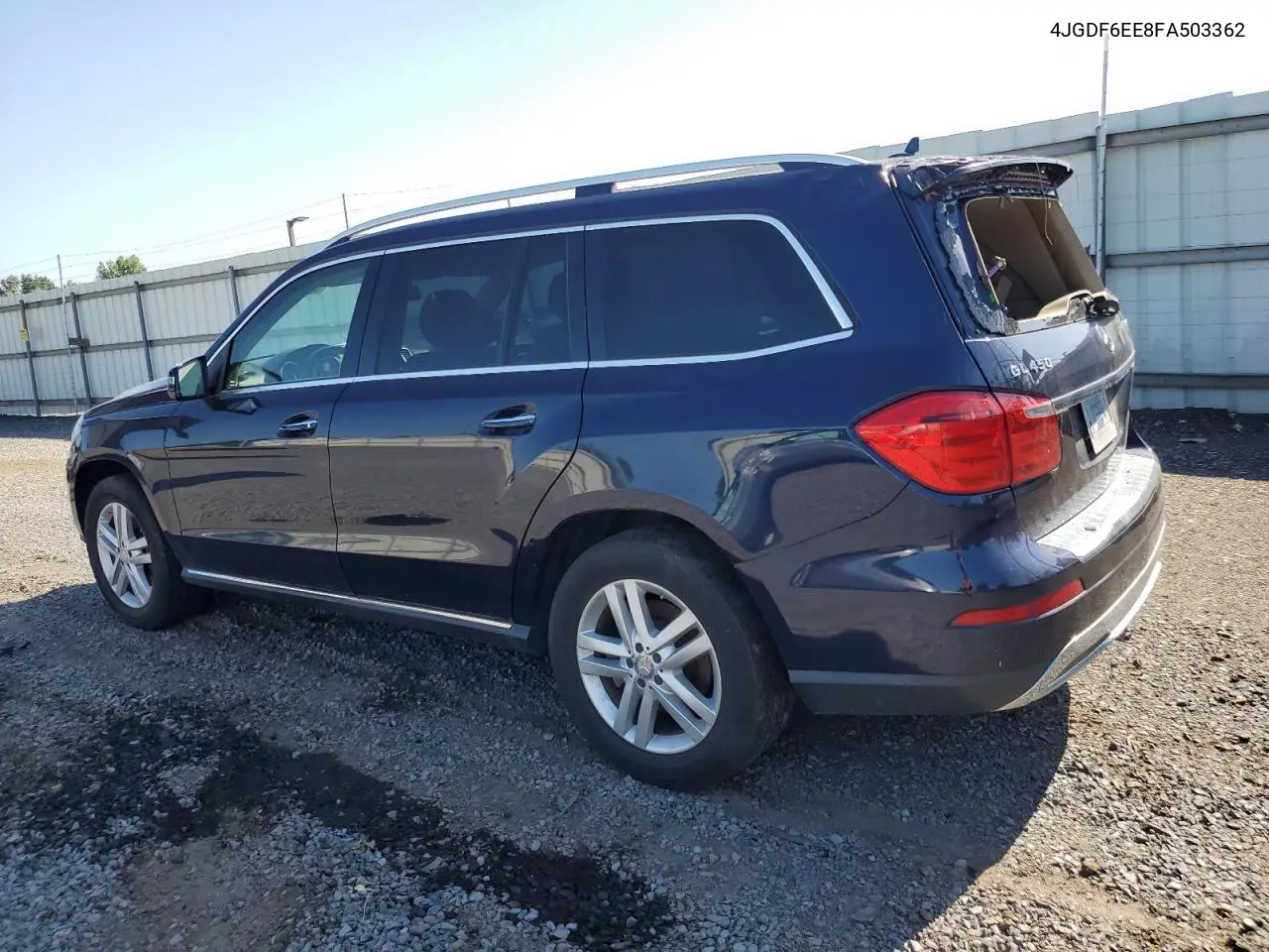 2015 Mercedes-Benz Gl 450 4Matic VIN: 4JGDF6EE8FA503362 Lot: 62024725