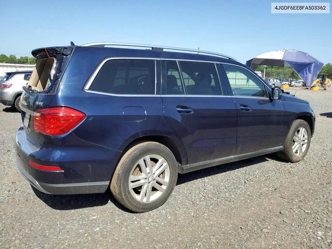 2015 Mercedes-Benz Gl 450 4Matic VIN: 4JGDF6EE8FA503362 Lot: 62024725