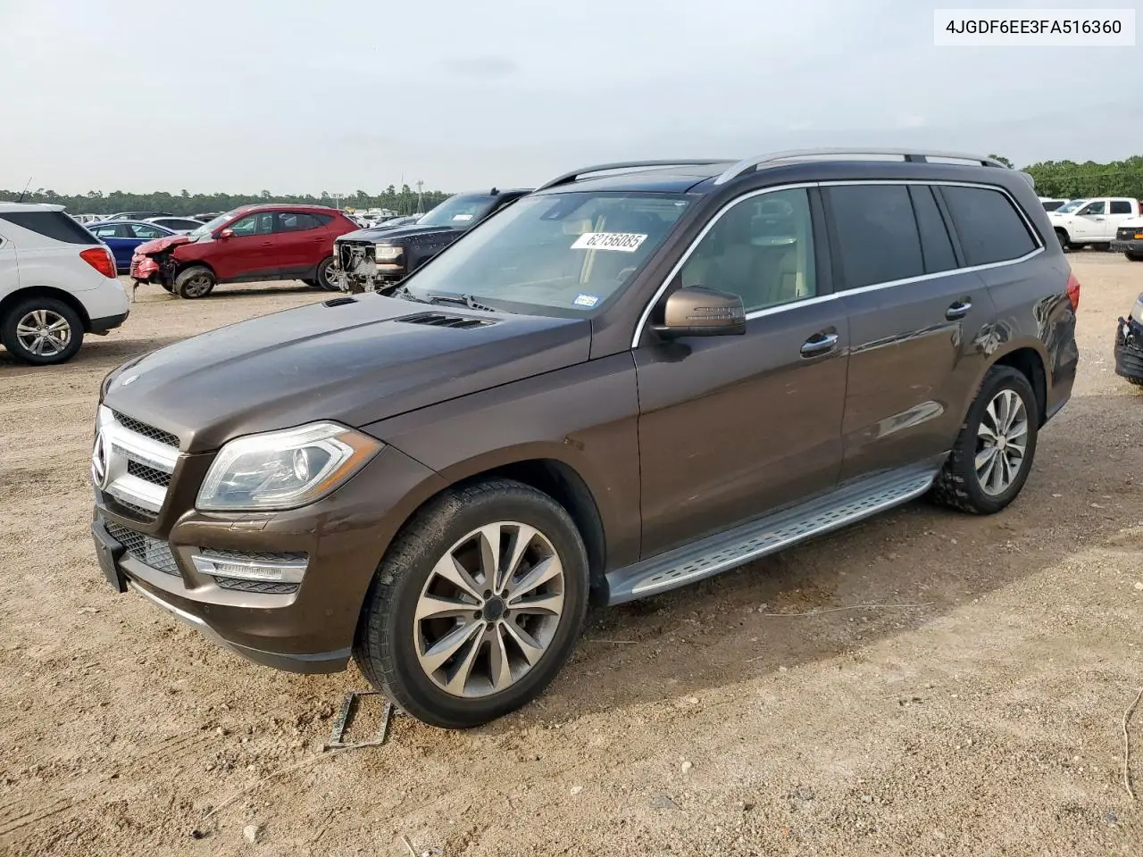 2015 Mercedes-Benz Gl 450 4Matic VIN: 4JGDF6EE3FA516360 Lot: 62156085