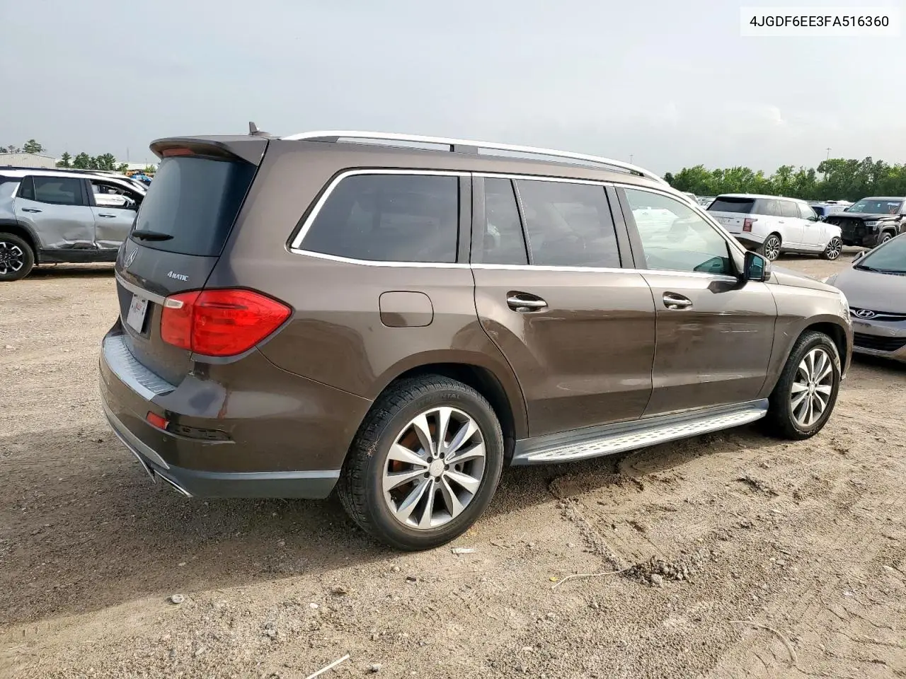 2015 Mercedes-Benz Gl 450 4Matic VIN: 4JGDF6EE3FA516360 Lot: 62156085
