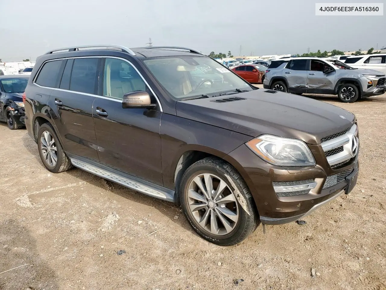 2015 Mercedes-Benz Gl 450 4Matic VIN: 4JGDF6EE3FA516360 Lot: 62156085