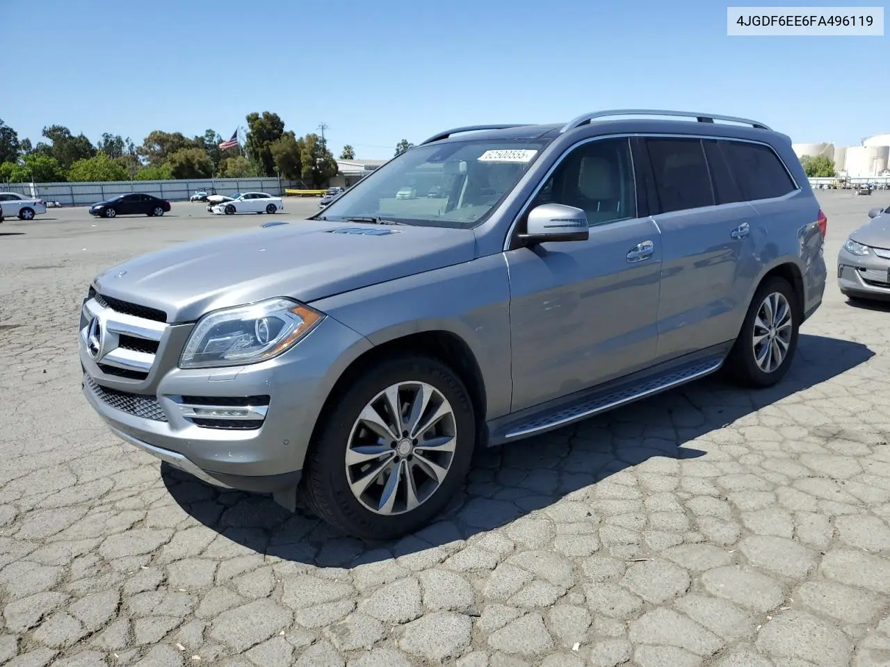 2015 Mercedes-Benz Gl 450 4Matic VIN: 4JGDF6EE6FA496119 Lot: 62500555