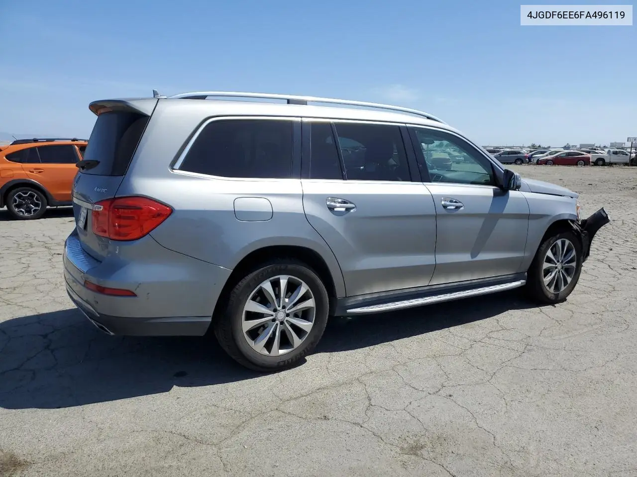 2015 Mercedes-Benz Gl 450 4Matic VIN: 4JGDF6EE6FA496119 Lot: 62500555