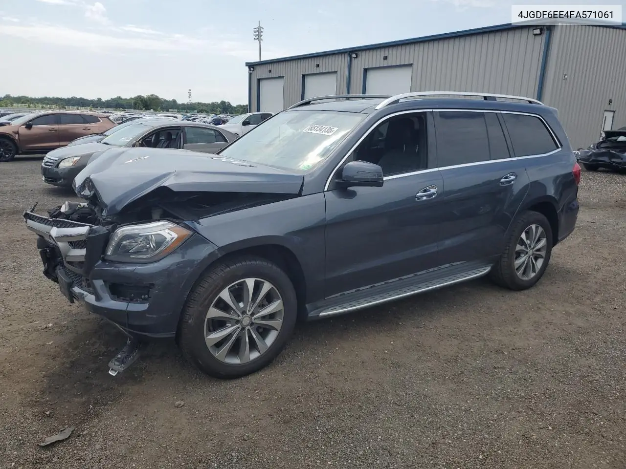 2015 Mercedes-Benz Gl 450 4Matic VIN: 4JGDF6EE4FA571061 Lot: 65134135
