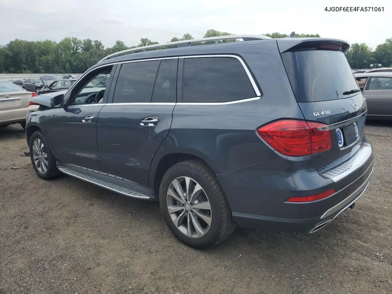 2015 Mercedes-Benz Gl 450 4Matic VIN: 4JGDF6EE4FA571061 Lot: 65134135