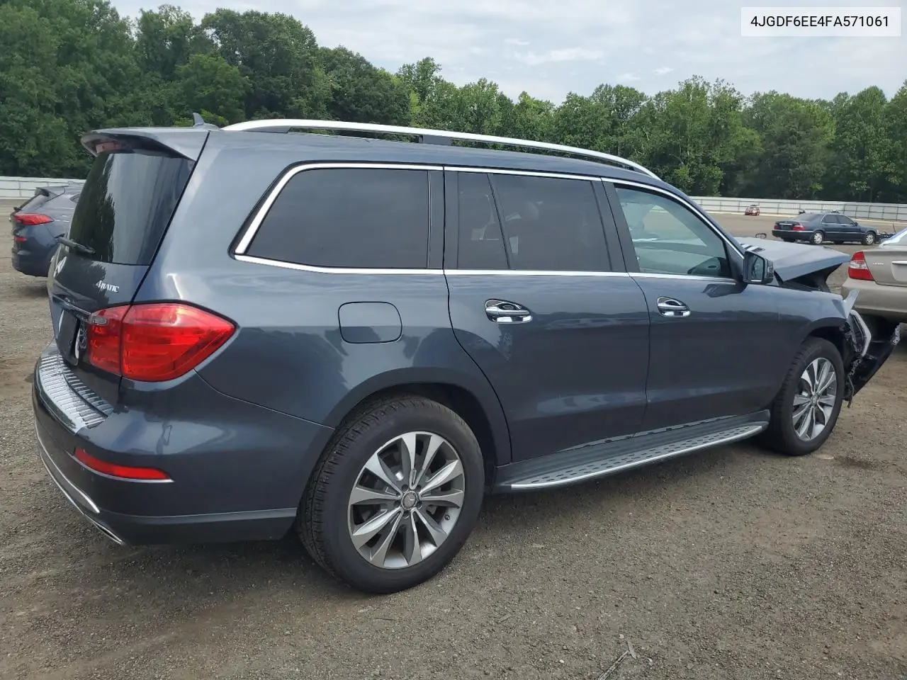 2015 Mercedes-Benz Gl 450 4Matic VIN: 4JGDF6EE4FA571061 Lot: 65134135