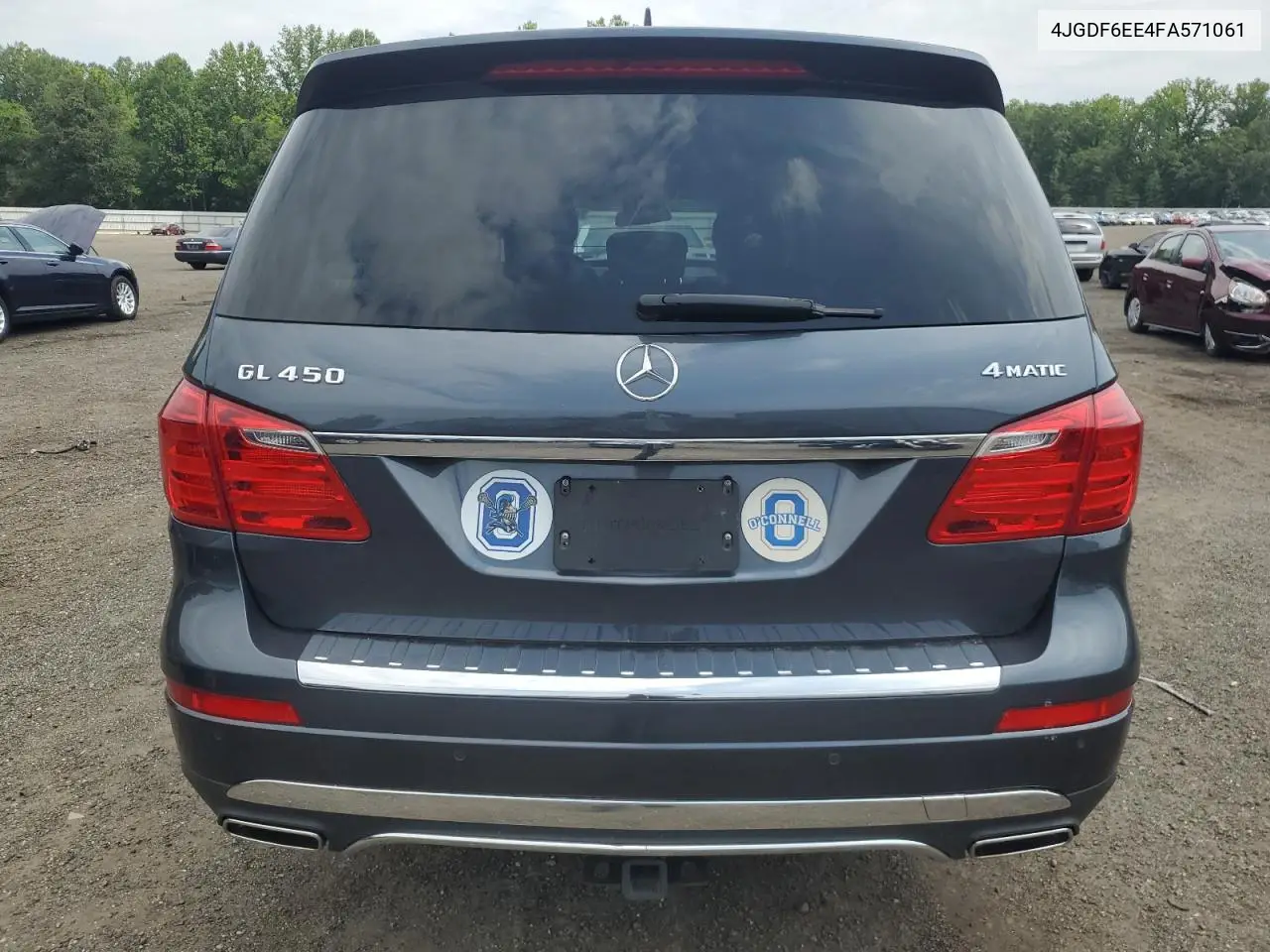 2015 Mercedes-Benz Gl 450 4Matic VIN: 4JGDF6EE4FA571061 Lot: 65134135