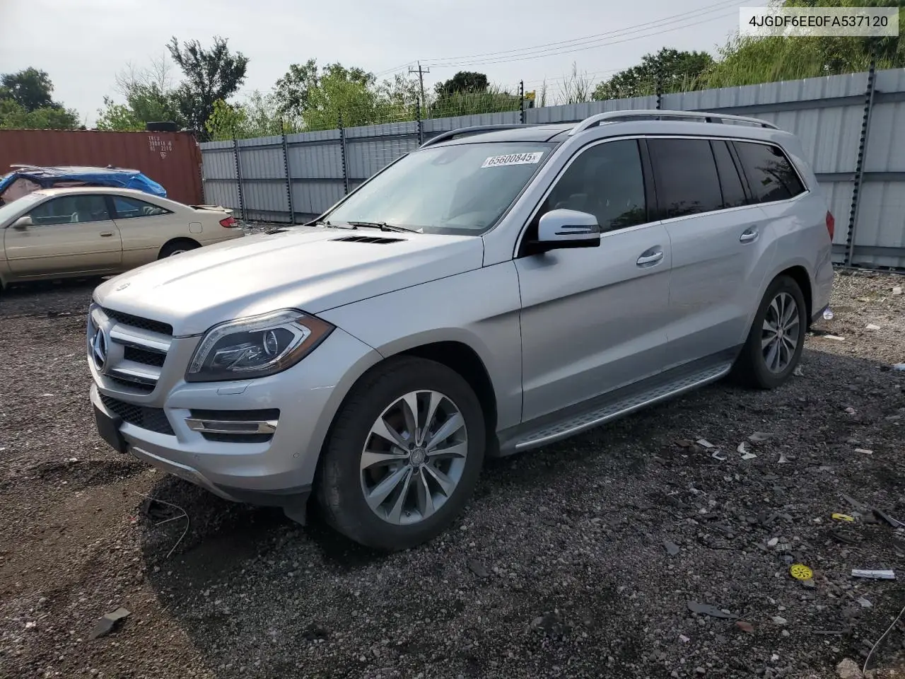 2015 Mercedes-Benz Gl 450 4Matic VIN: 4JGDF6EE0FA537120 Lot: 65600845