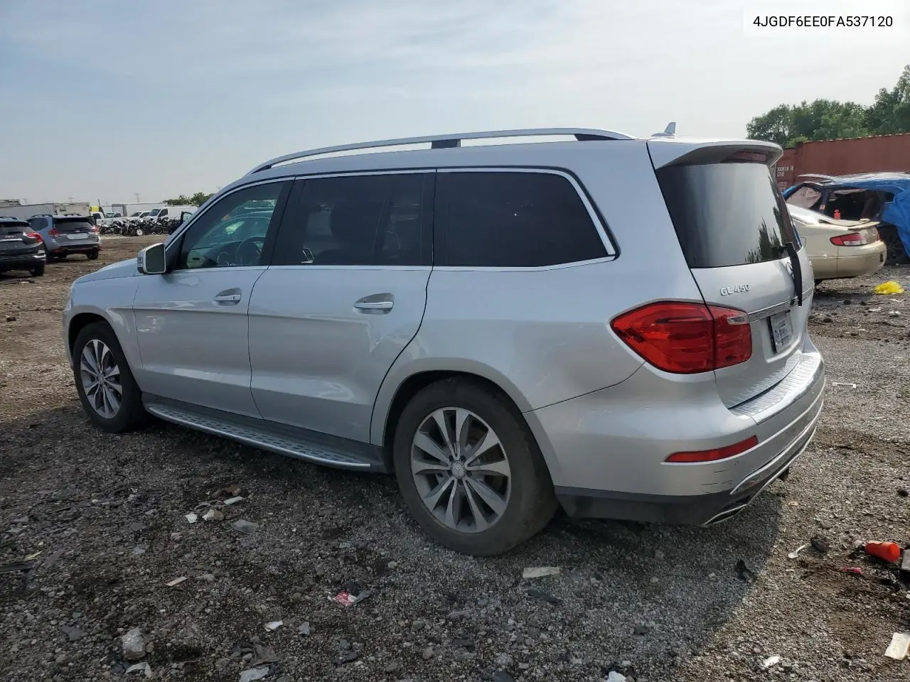2015 Mercedes-Benz Gl 450 4Matic VIN: 4JGDF6EE0FA537120 Lot: 65600845