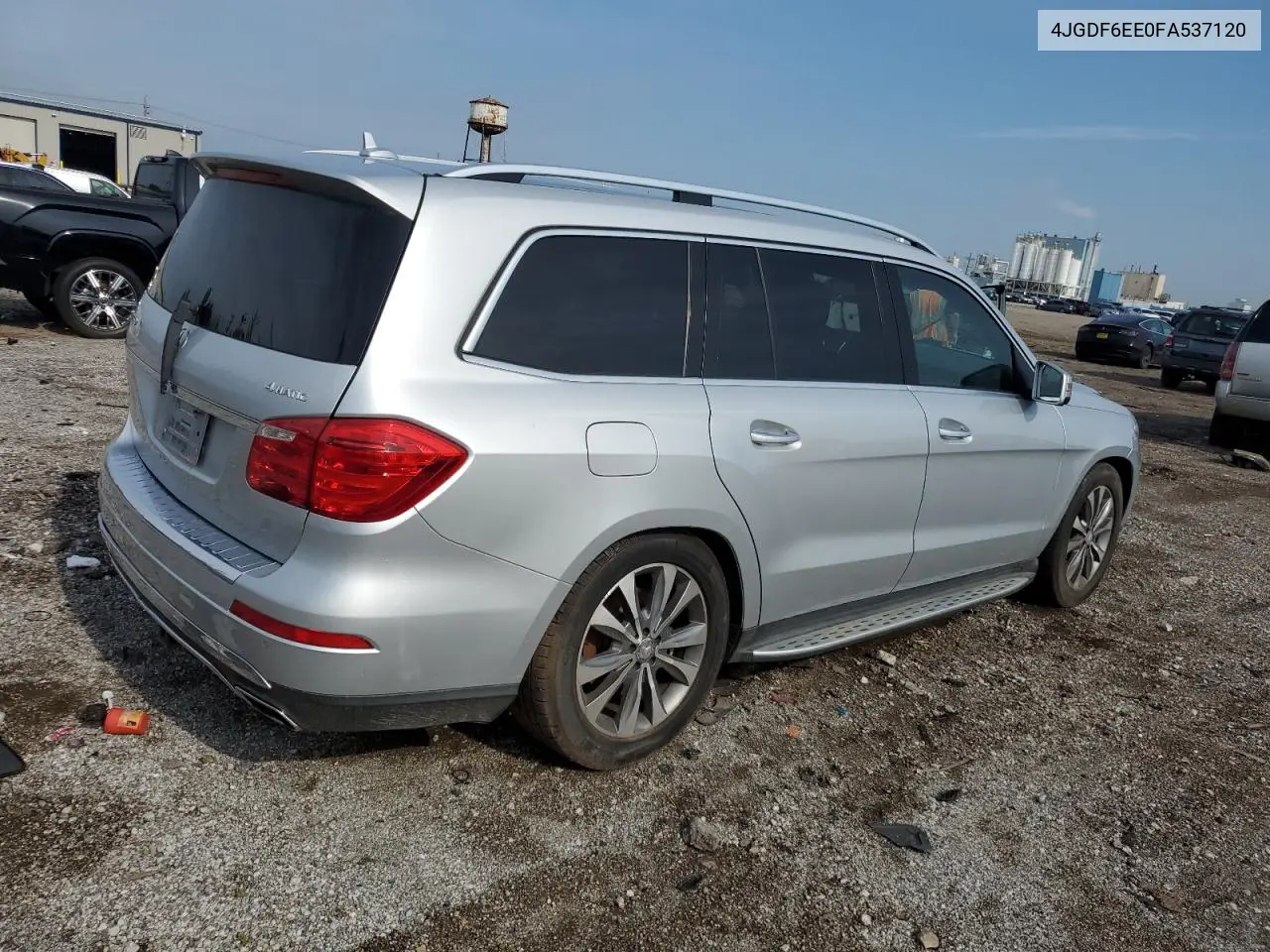 2015 Mercedes-Benz Gl 450 4Matic VIN: 4JGDF6EE0FA537120 Lot: 65600845