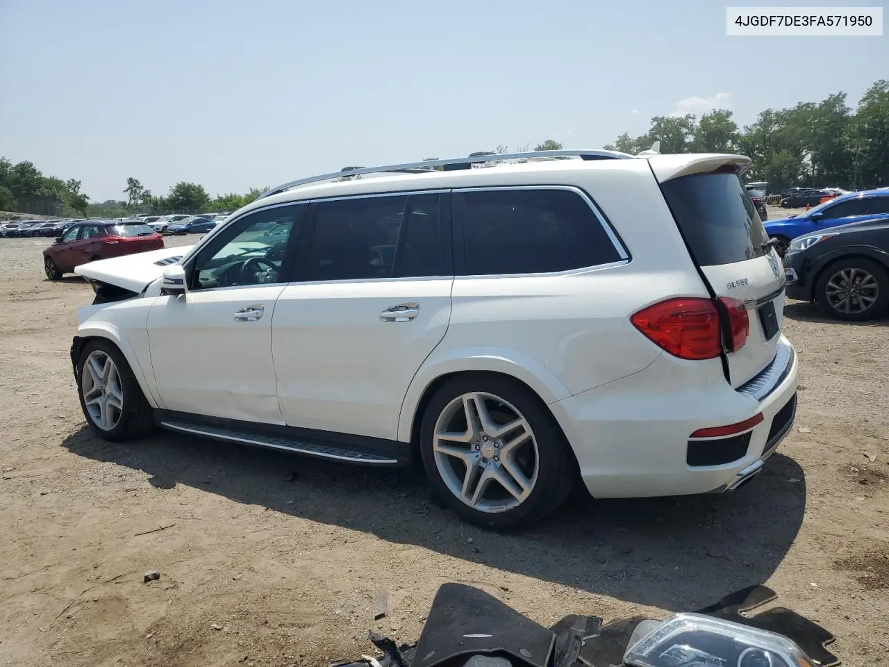 2015 Mercedes-Benz Gl 550 4Matic VIN: 4JGDF7DE3FA571950 Lot: 65773385