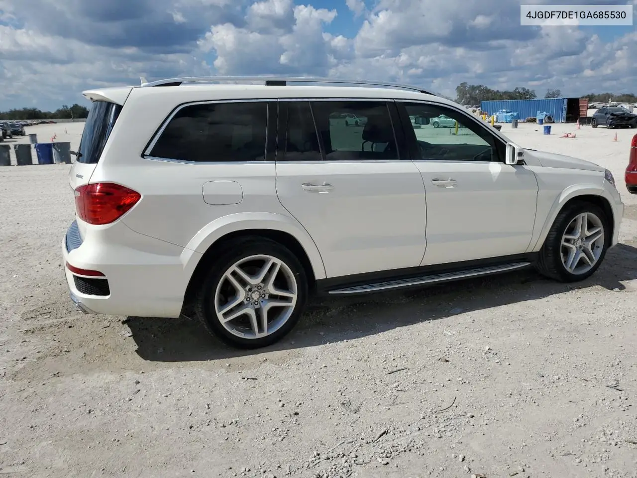2016 Mercedes-Benz Gl 550 4Matic VIN: 4JGDF7DE1GA685530 Lot: 43762175
