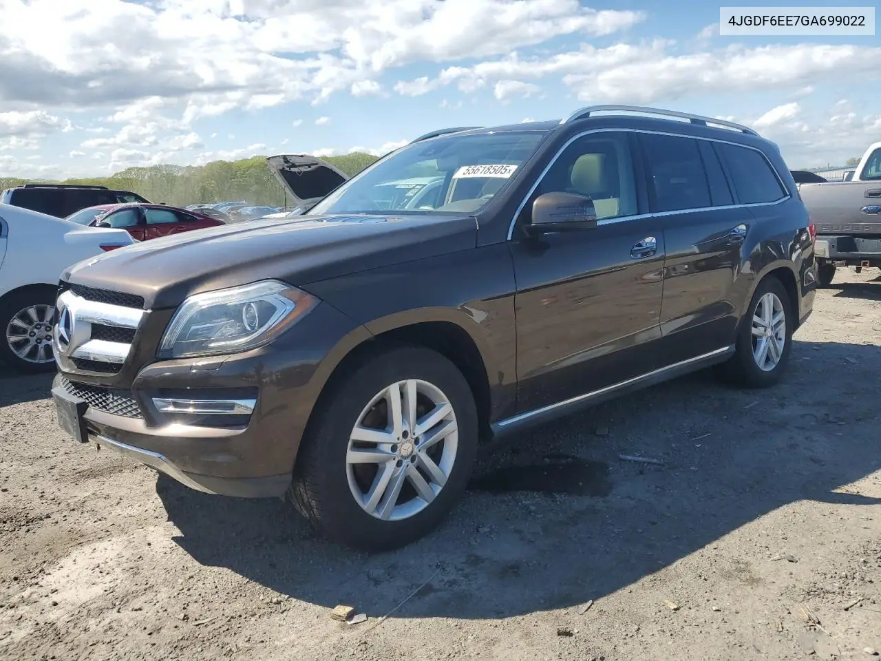 2016 Mercedes-Benz Gl 450 4Matic VIN: 4JGDF6EE7GA699022 Lot: 55618505