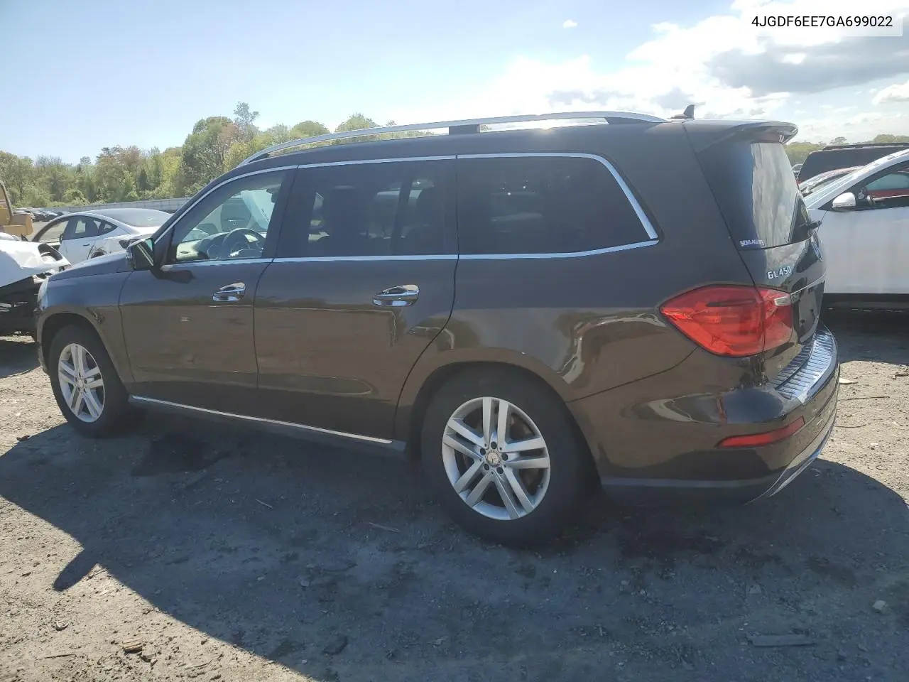 2016 Mercedes-Benz Gl 450 4Matic VIN: 4JGDF6EE7GA699022 Lot: 55618505