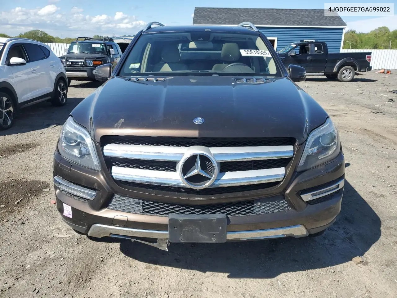 2016 Mercedes-Benz Gl 450 4Matic VIN: 4JGDF6EE7GA699022 Lot: 55618505