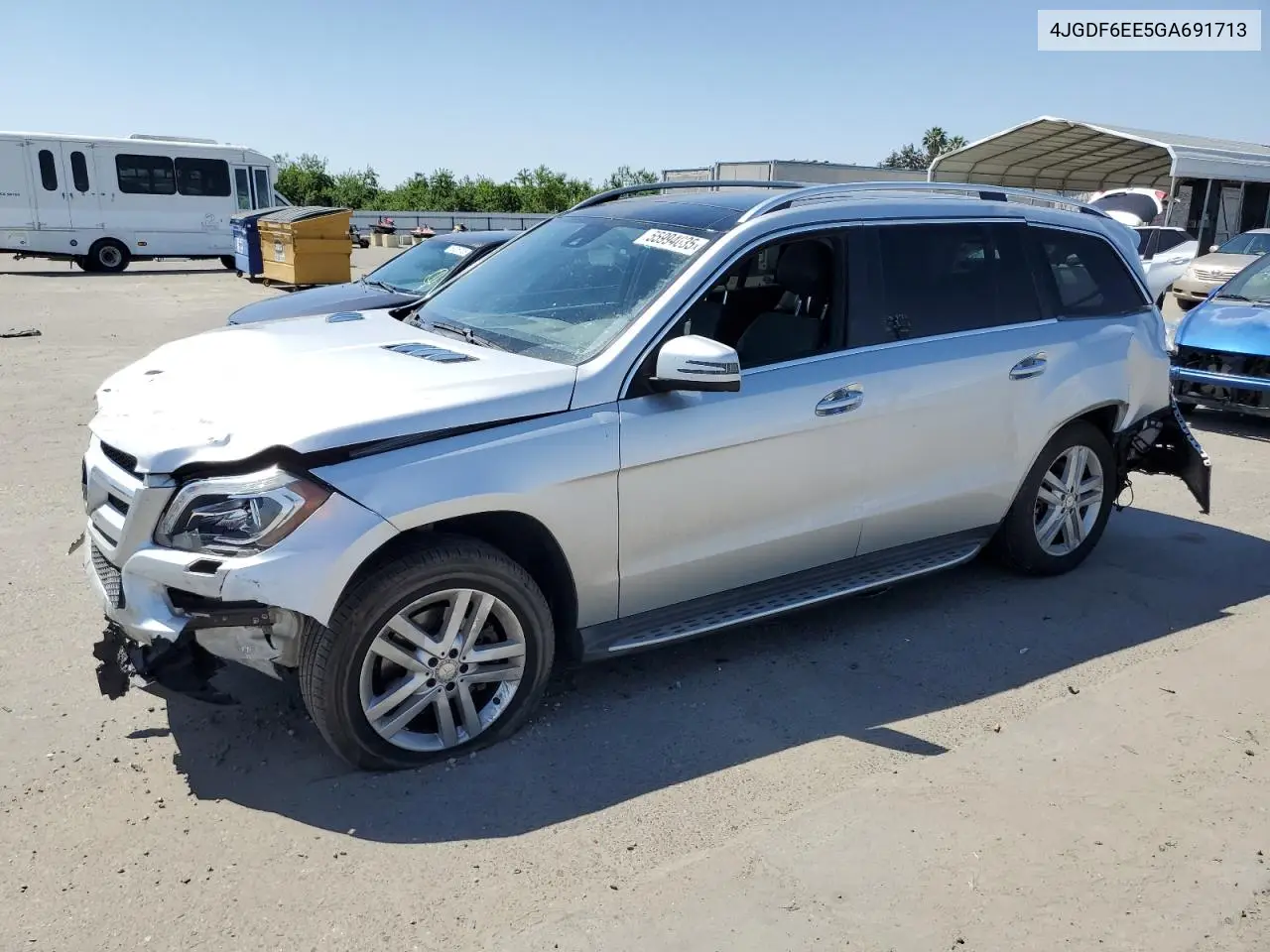 2016 Mercedes-Benz Gl 450 4Matic VIN: 4JGDF6EE5GA691713 Lot: 55994635