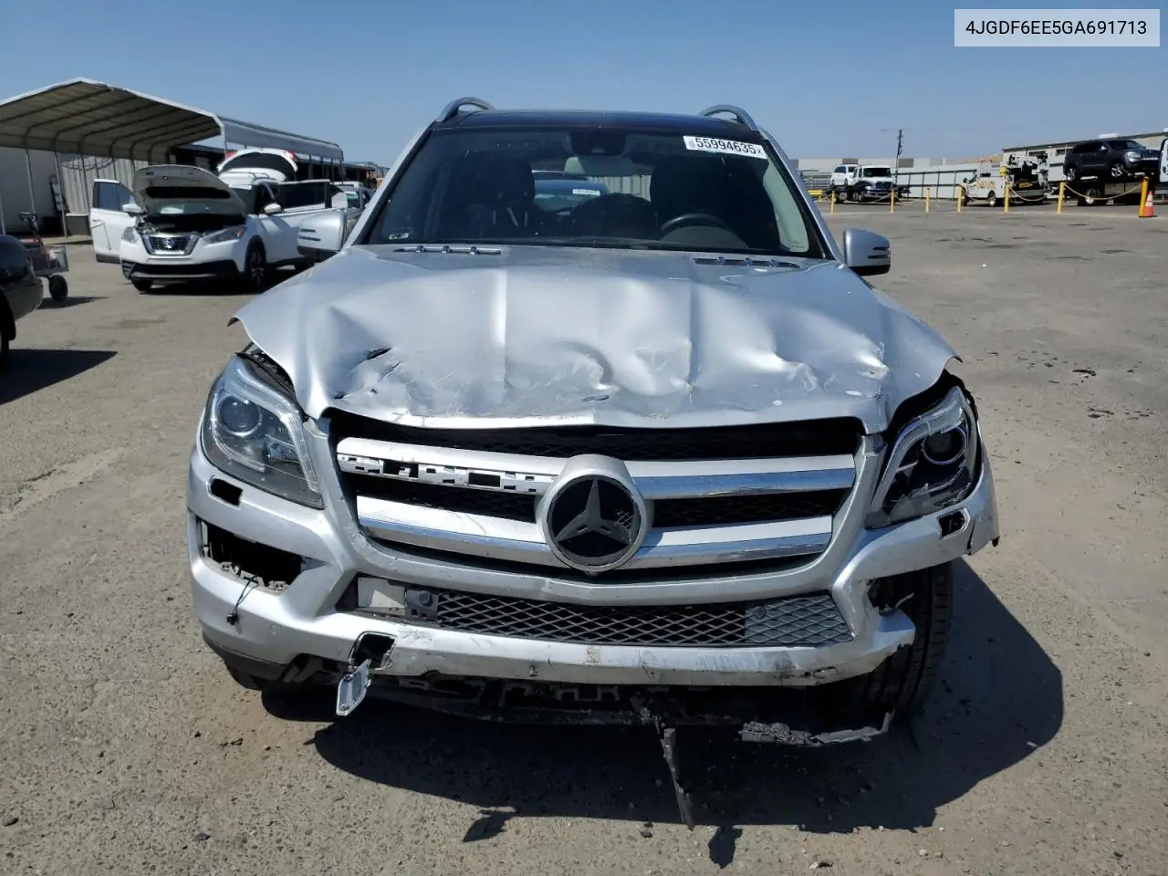 2016 Mercedes-Benz Gl 450 4Matic VIN: 4JGDF6EE5GA691713 Lot: 55994635