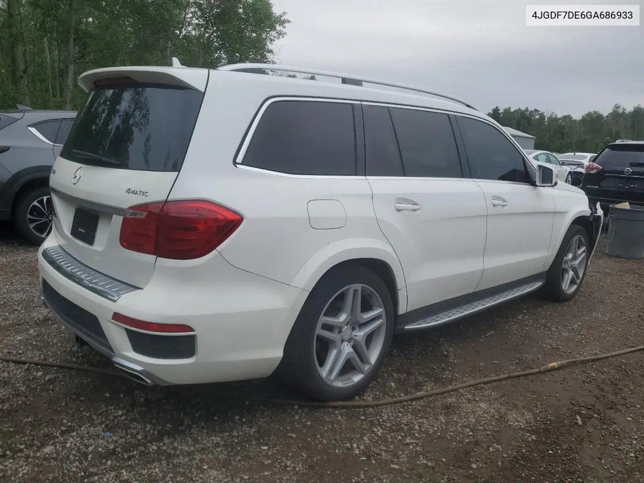 2016 Mercedes-Benz Gl 550 4Matic VIN: 4JGDF7DE6GA686933 Lot: 59112265