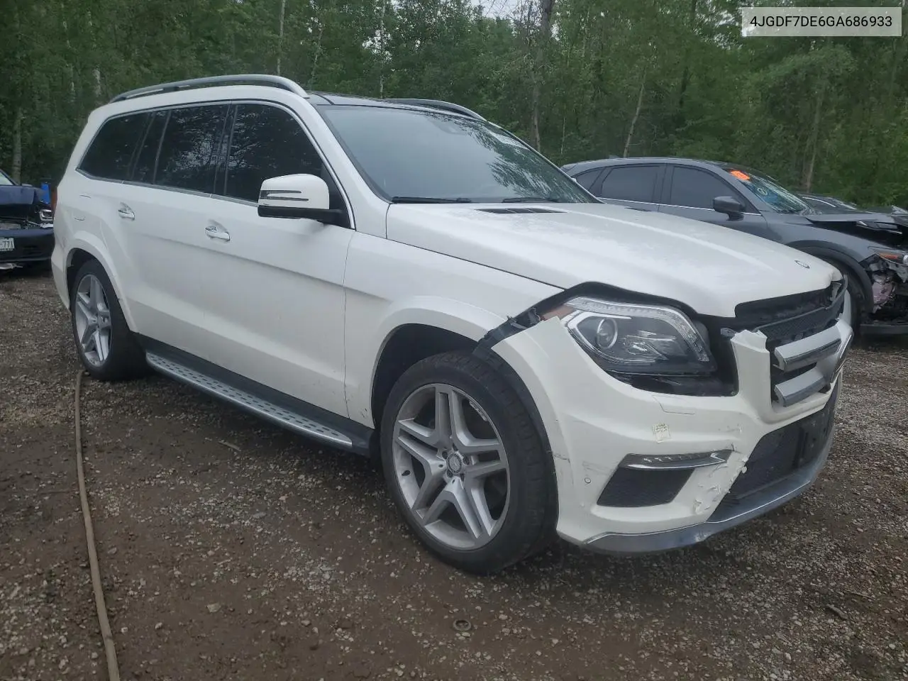 2016 Mercedes-Benz Gl 550 4Matic VIN: 4JGDF7DE6GA686933 Lot: 59112265