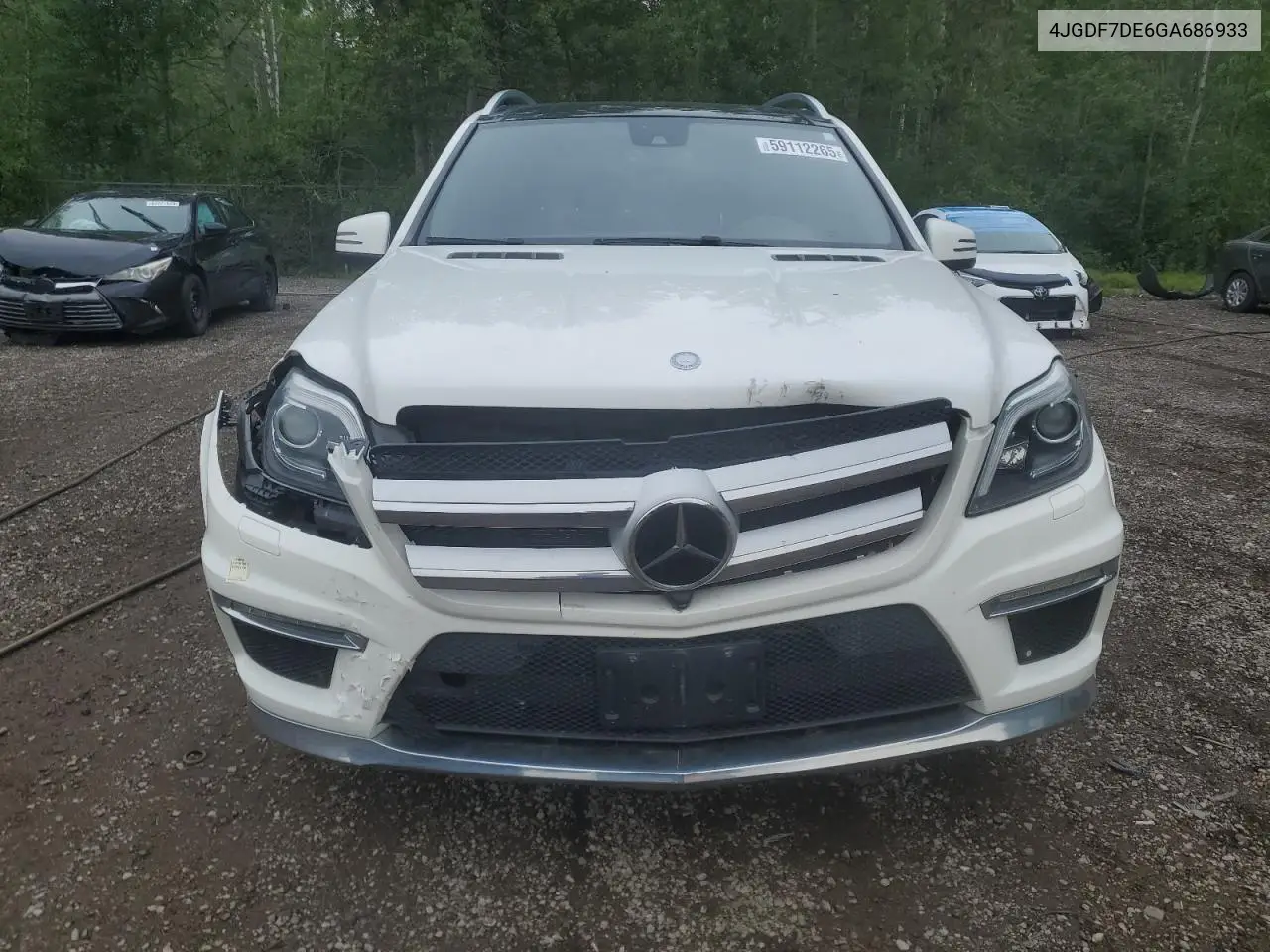 2016 Mercedes-Benz Gl 550 4Matic VIN: 4JGDF7DE6GA686933 Lot: 59112265