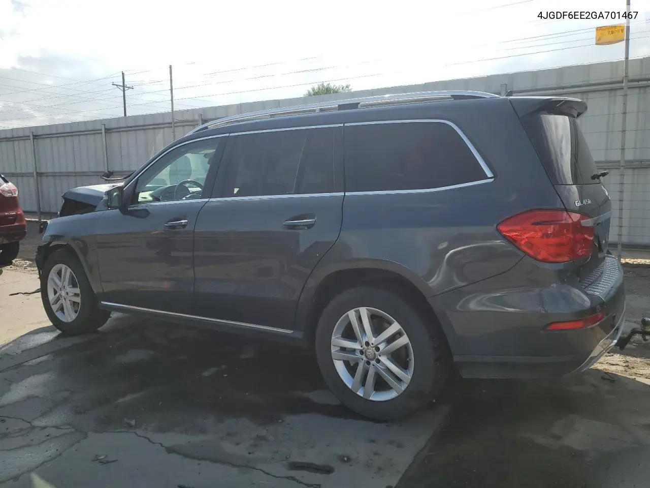 2016 Mercedes-Benz Gl 450 4Matic VIN: 4JGDF6EE2GA701467 Lot: 61184825