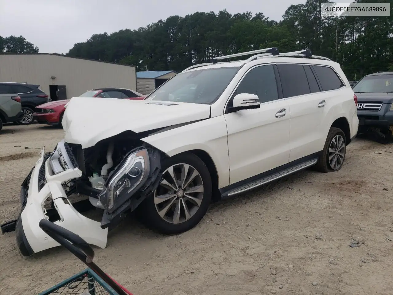 2016 Mercedes-Benz Gl 450 4Matic VIN: 4JGDF6EE7GA689896 Lot: 61613205
