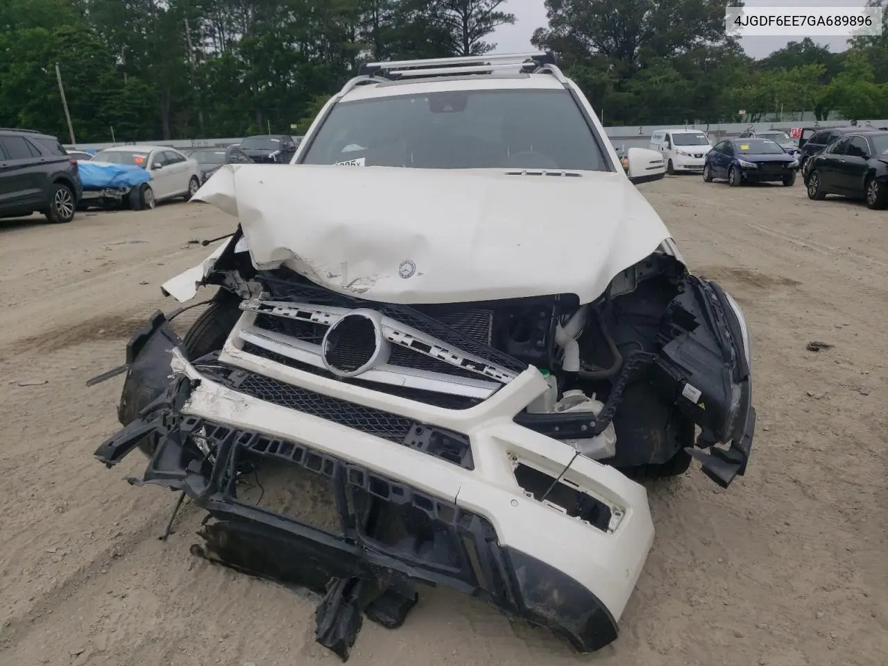2016 Mercedes-Benz Gl 450 4Matic VIN: 4JGDF6EE7GA689896 Lot: 61613205