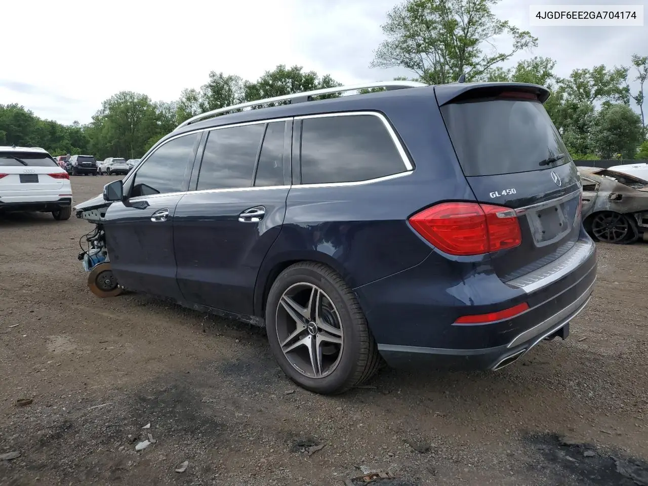 2016 Mercedes-Benz Gl 450 4Matic VIN: 4JGDF6EE2GA704174 Lot: 61913405