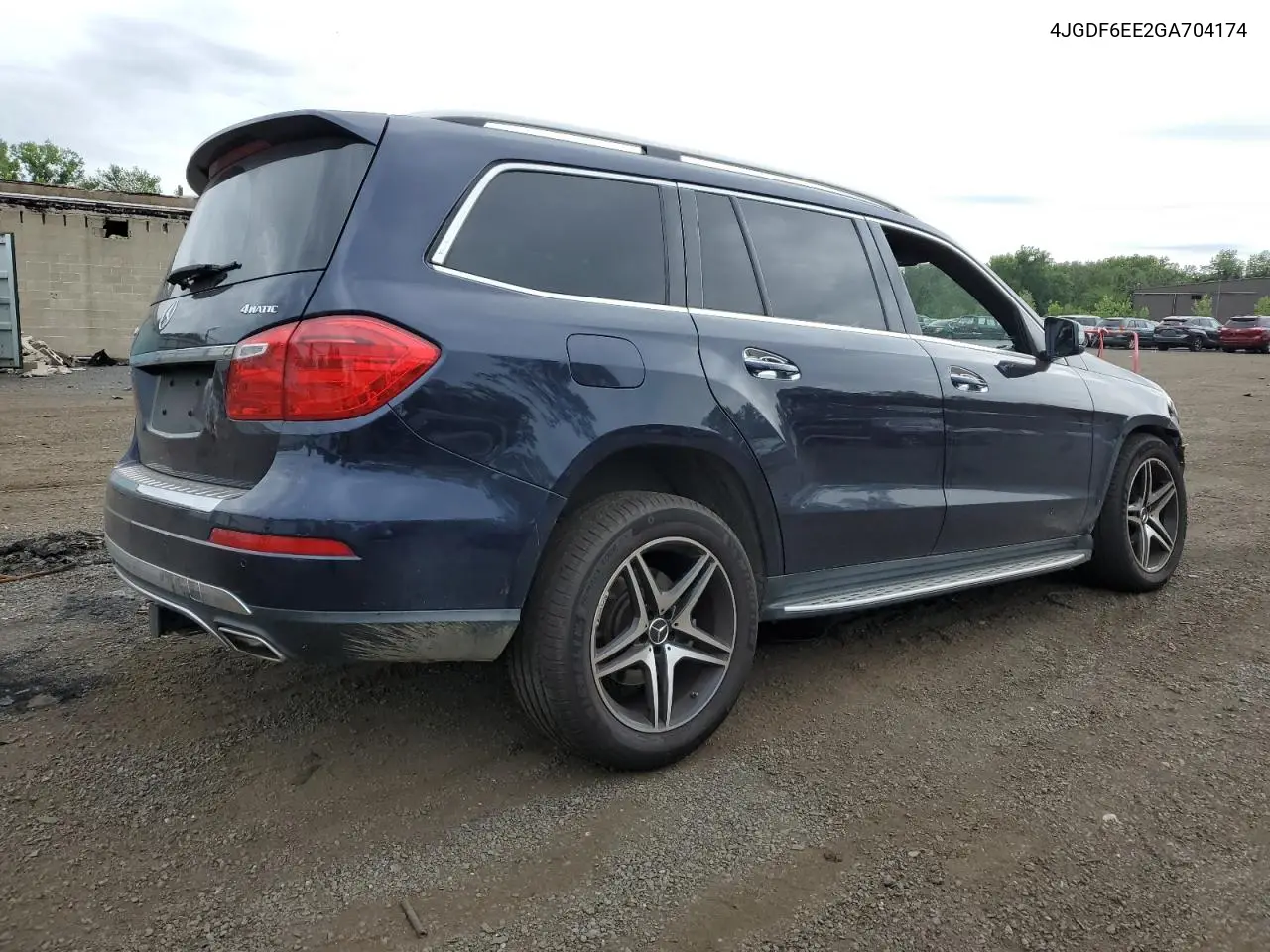2016 Mercedes-Benz Gl 450 4Matic VIN: 4JGDF6EE2GA704174 Lot: 61913405