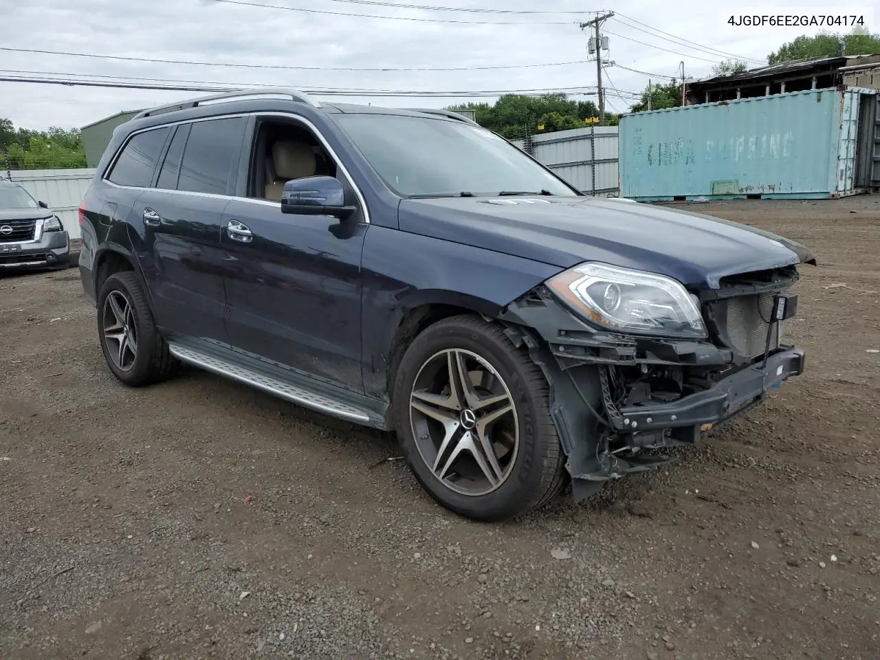 2016 Mercedes-Benz Gl 450 4Matic VIN: 4JGDF6EE2GA704174 Lot: 61913405