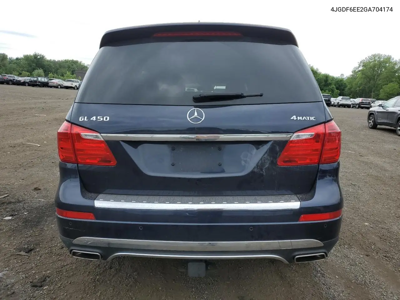 2016 Mercedes-Benz Gl 450 4Matic VIN: 4JGDF6EE2GA704174 Lot: 61913405