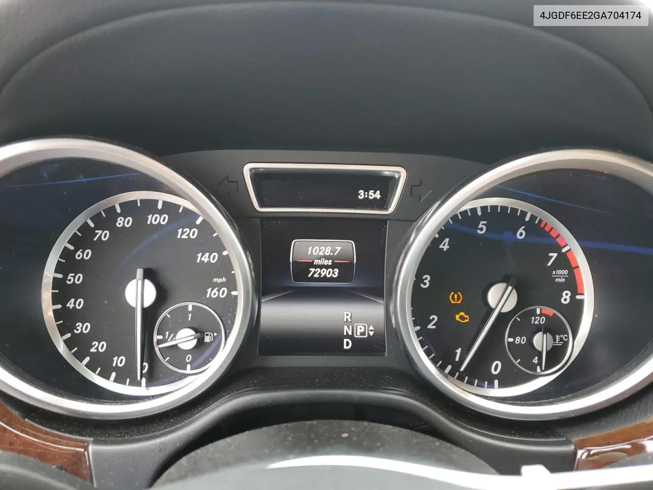 2016 Mercedes-Benz Gl 450 4Matic VIN: 4JGDF6EE2GA704174 Lot: 61913405