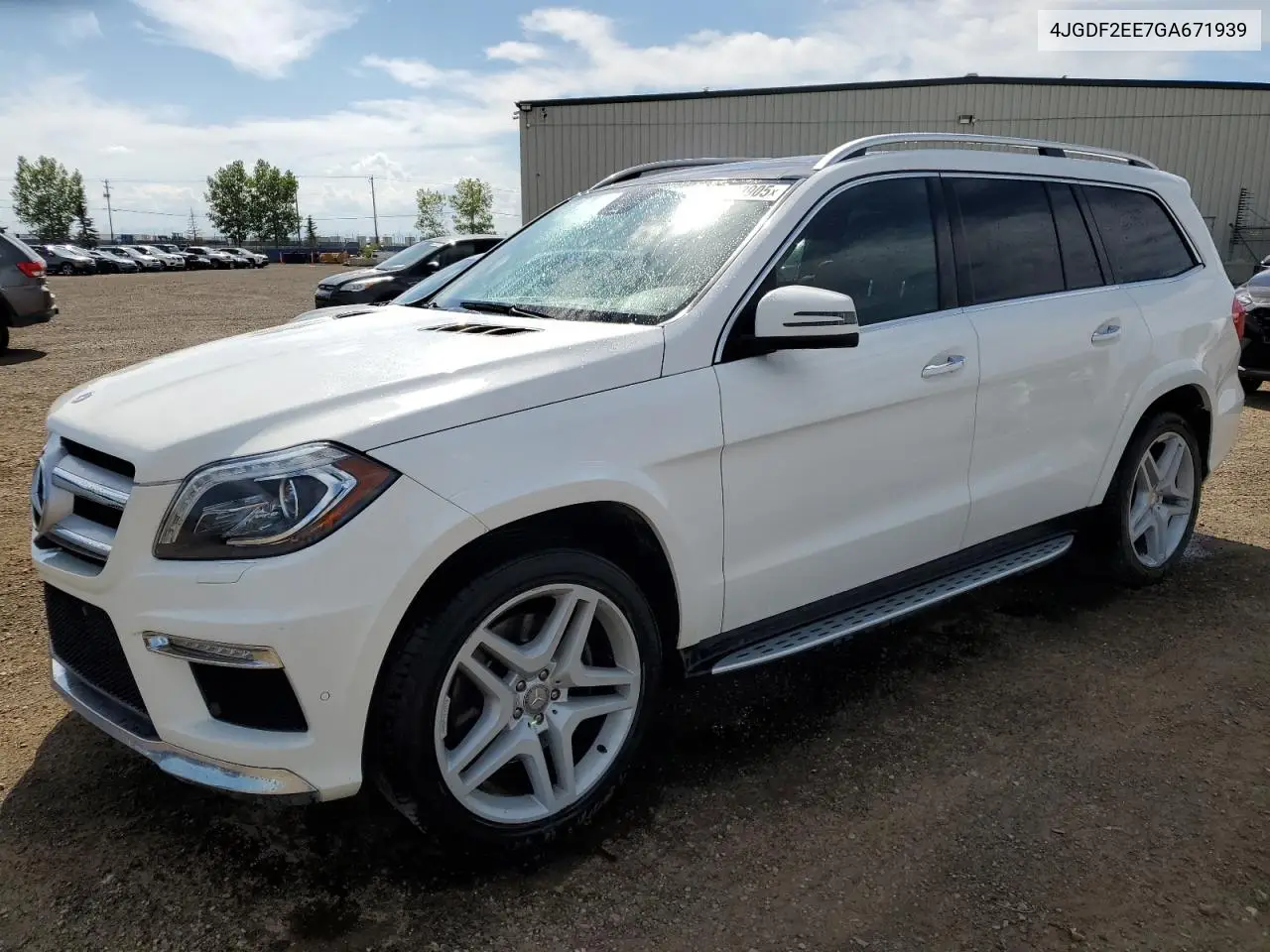 2016 Mercedes-Benz Gl 350 Bluetec VIN: 4JGDF2EE7GA671939 Lot: 63333905