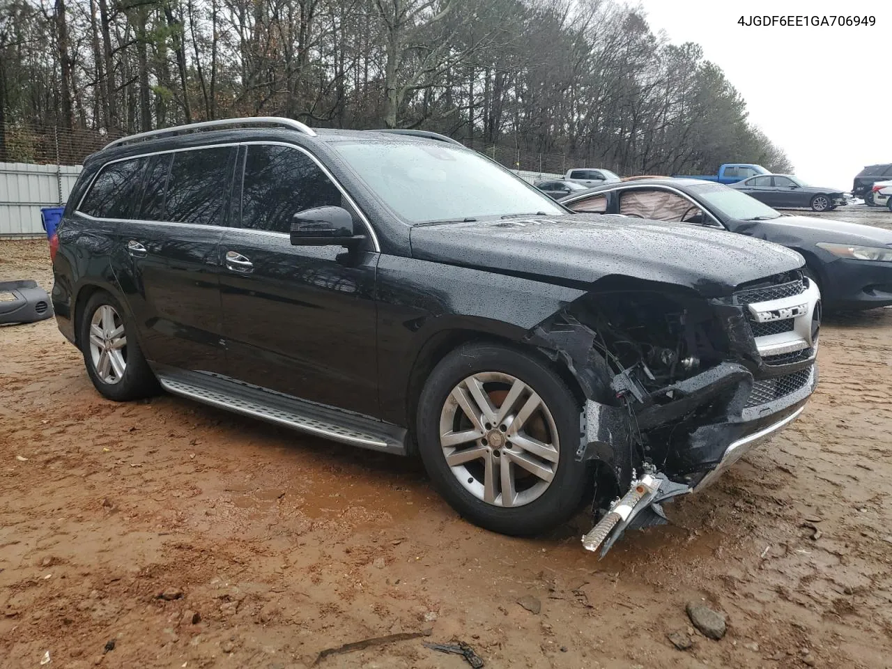 2016 Mercedes-Benz Gl 450 4Matic VIN: 4JGDF6EE1GA706949 Lot: 89135005