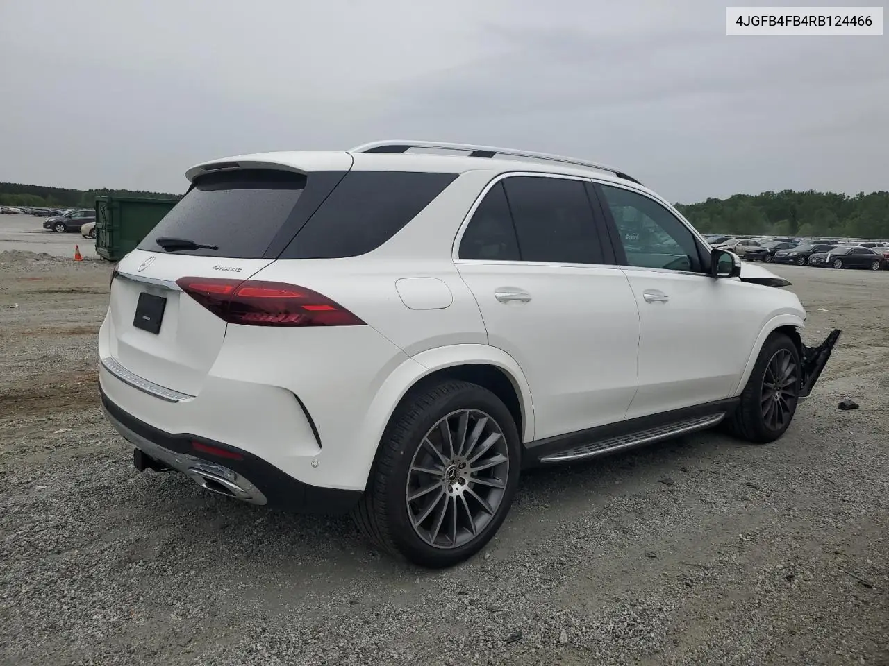 2024 Mercedes-Benz Gle 350 4Matic VIN: 4JGFB4FB4RB124466 Lot: 55757625