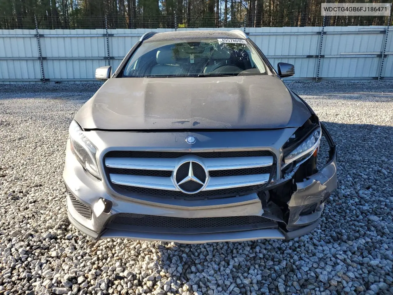 2015 Mercedes-Benz Gla 250 4Matic VIN: WDCTG4GB6FJ186471 Lot: 49578695