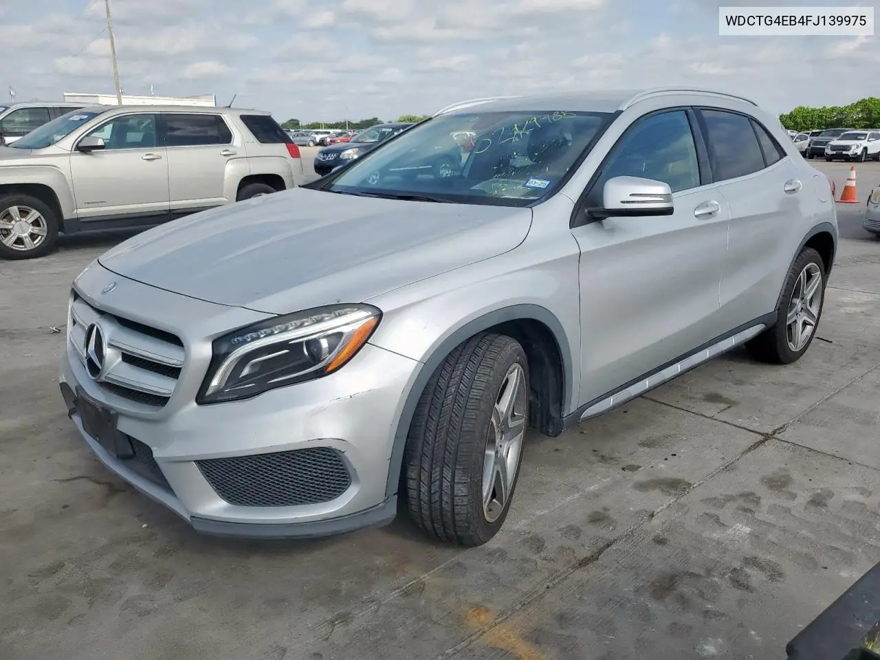 2015 Mercedes-Benz Gla 250 VIN: WDCTG4EB4FJ139975 Lot: 52929485