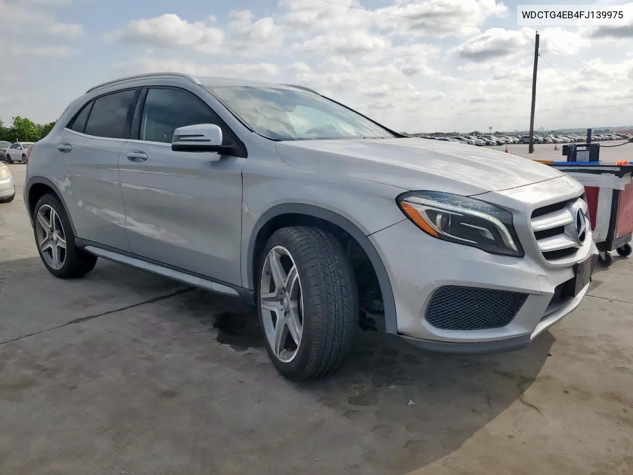 2015 Mercedes-Benz Gla 250 VIN: WDCTG4EB4FJ139975 Lot: 52929485