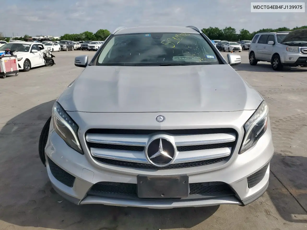 2015 Mercedes-Benz Gla 250 VIN: WDCTG4EB4FJ139975 Lot: 52929485