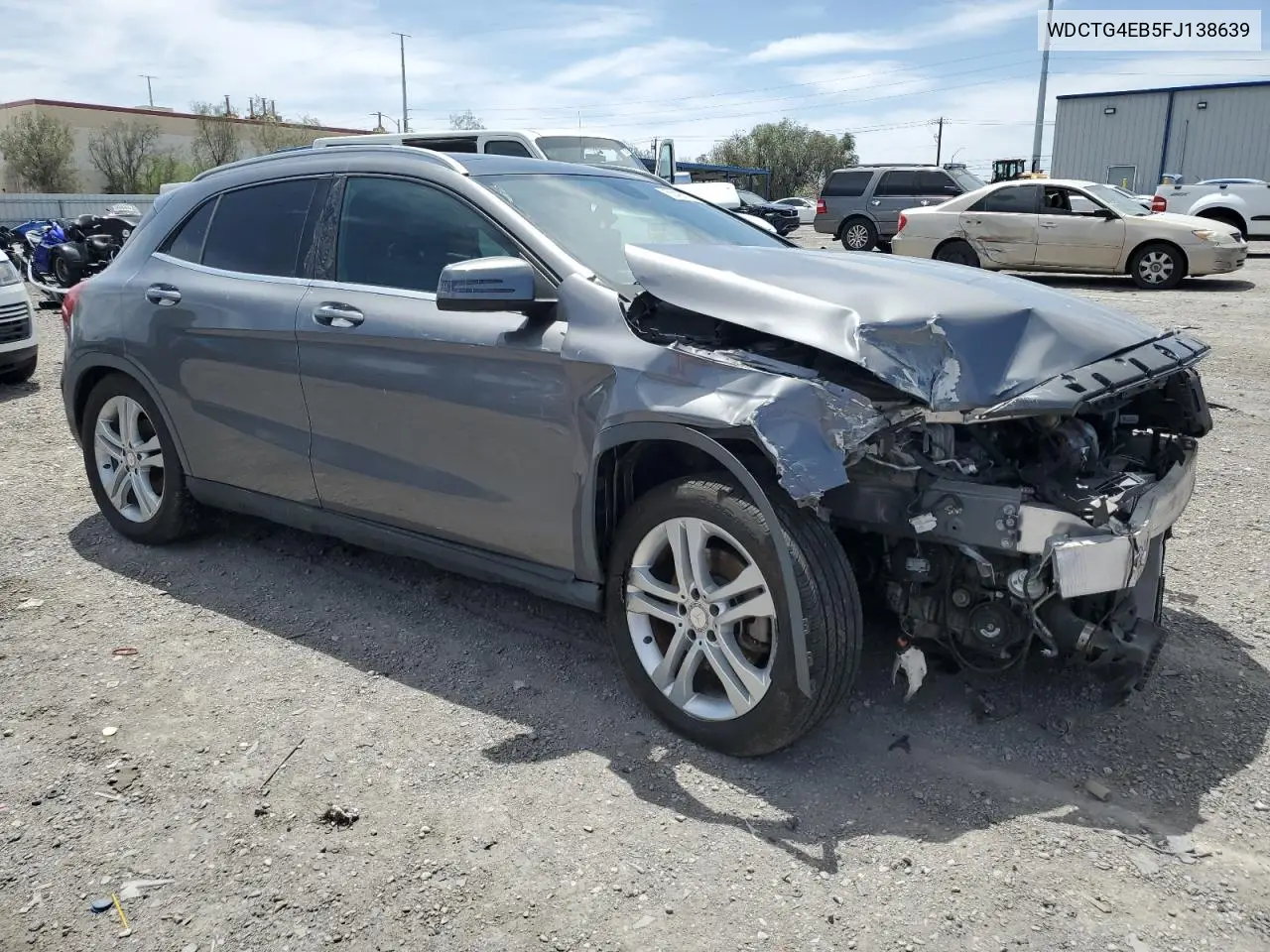2015 Mercedes-Benz Gla 250 VIN: WDCTG4EB5FJ138639 Lot: 55497075