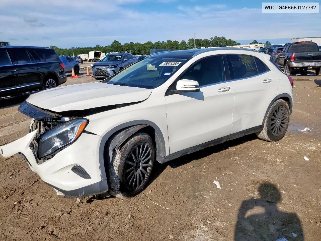 2015 Mercedes-Benz Gla 250 VIN: WDCTG4EB6FJ127732 Lot: 58669265