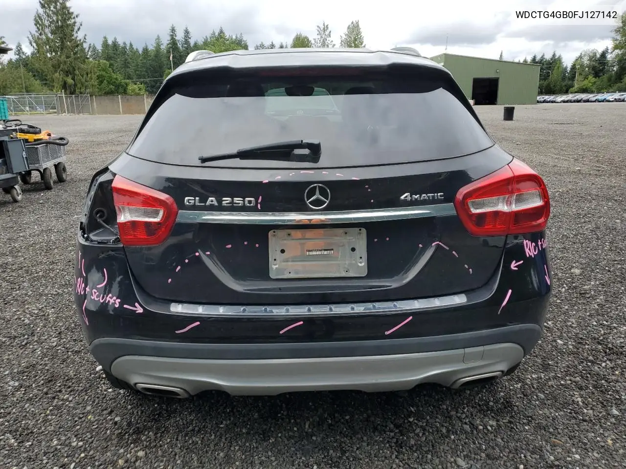 2015 Mercedes-Benz Gla 250 4Matic VIN: WDCTG4GB0FJ127142 Lot: 62196405